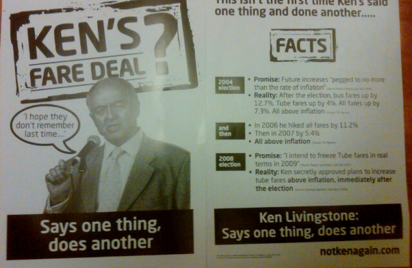 You can't trust Ken on fares